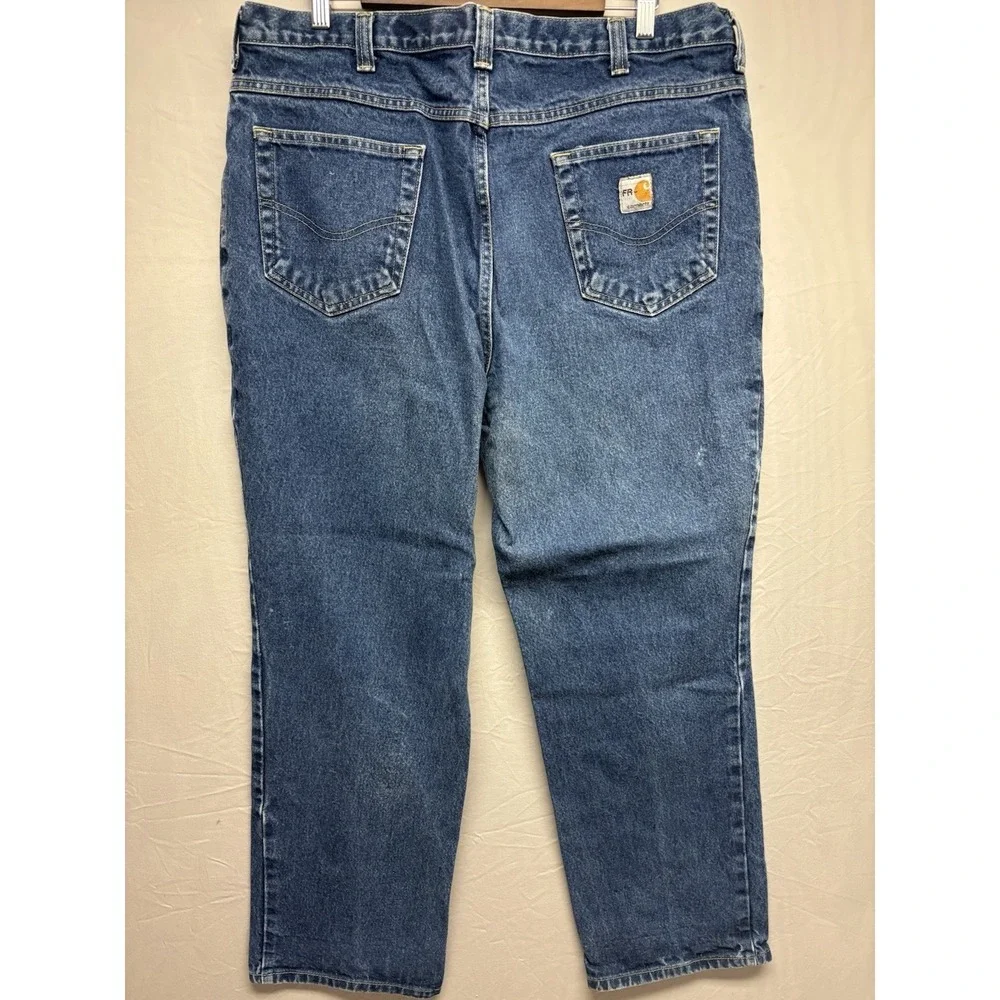 Carhartt FR Jeans Men's  38x30 Blue Denim Flame Resistant Workwear CAT 2 NFPA FR